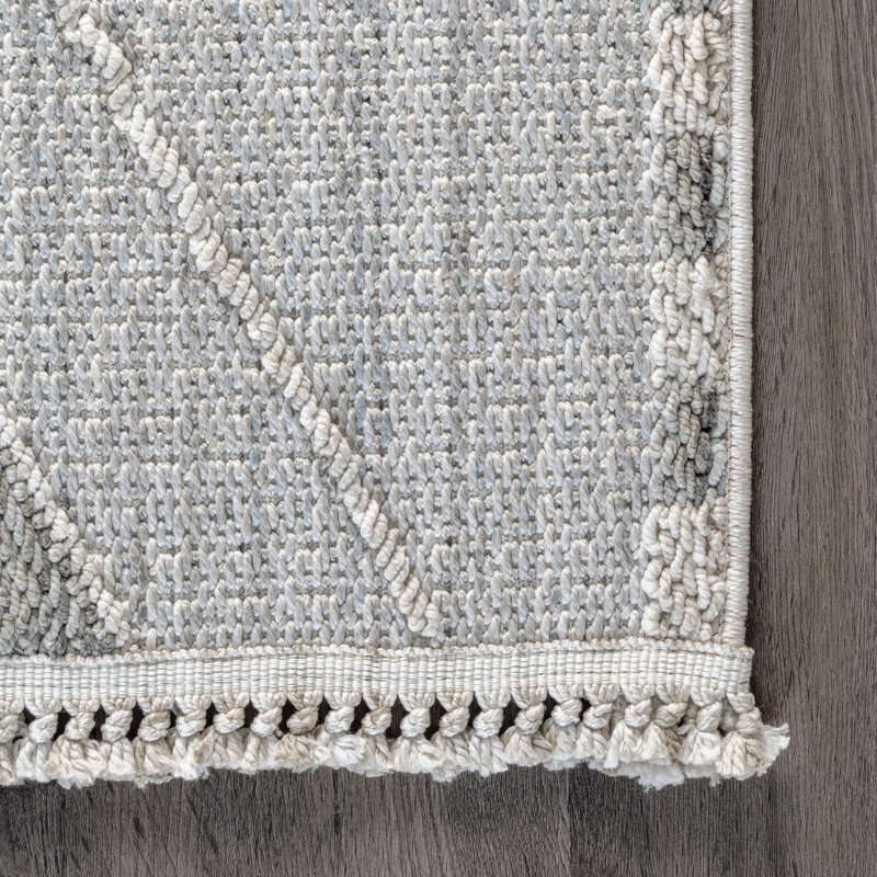 Tapis à motif géométrique Lavera, Rectangle 5 pi x 8 pi