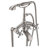 3 Handle Bathroom Clawfoot Tub Faucet with Hand Shower and Diverter-21202640