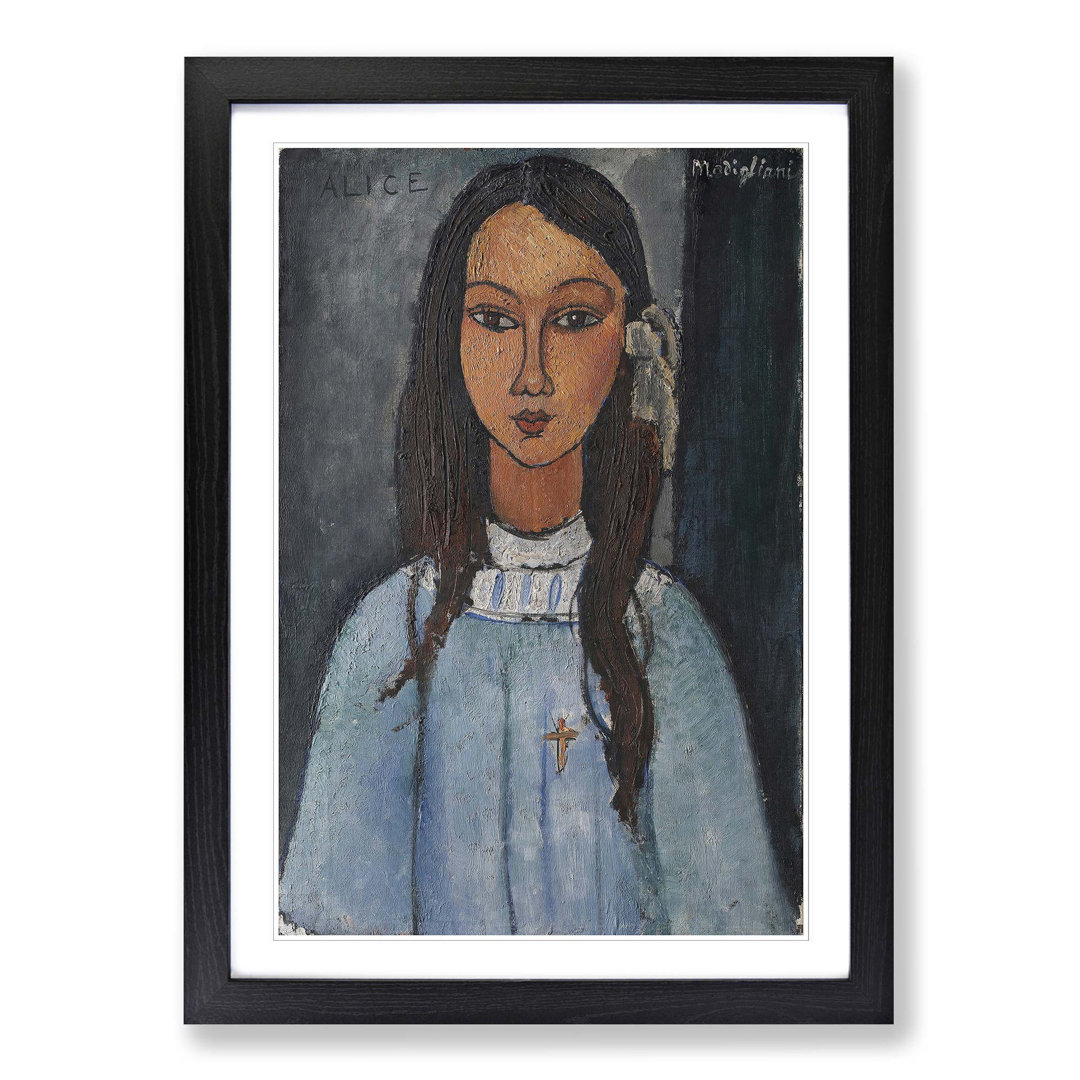 Alice by Amedeo Modigliani - Framed Print