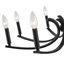 Lustre traditionnel 30 lumières à 8 lumières 30 "avec finition noir mat-2061292817-2061292828-2061292830