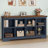 2 Tier Cube Bookcase Modern Bookshelf with 8 Cubes-502857160-502857161