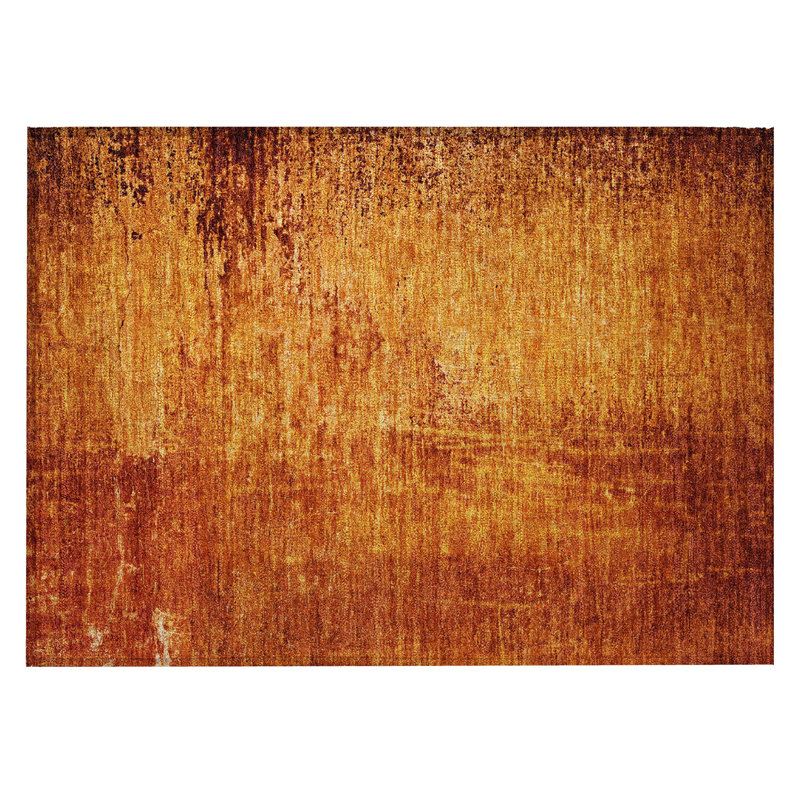 Tapis extérieur lavable et antidérapant orange 2 pi x 3 pi