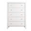 Commode verticale à 5 tiroirs avec boutons-674342478