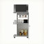 Chariot de cuisine polyvalent avec rangement efficace et mobilité pour un espace culinaire soigné