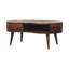Table basse simple en bois massif Hufnagel