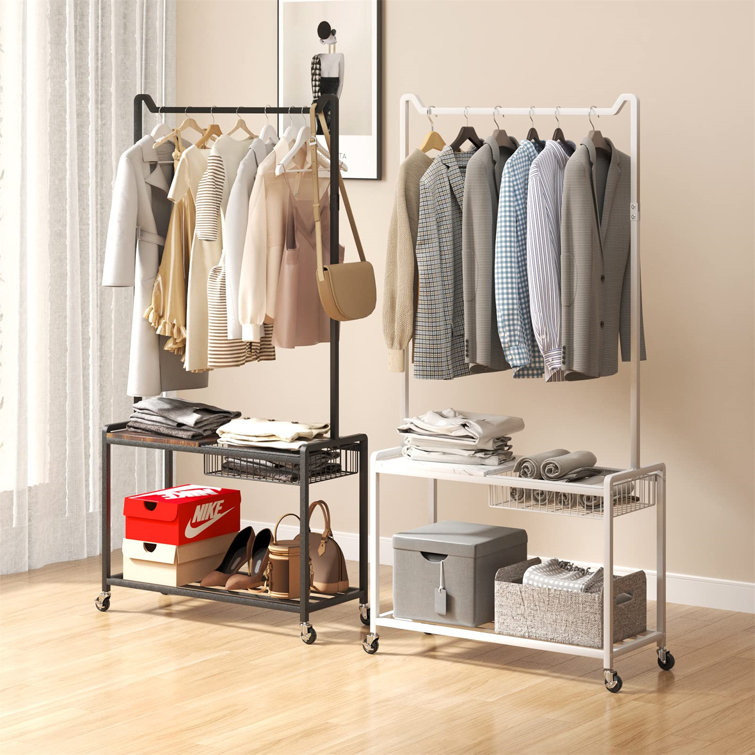 Ditlow 47.24'' Manufactured Wood Clothes Rack