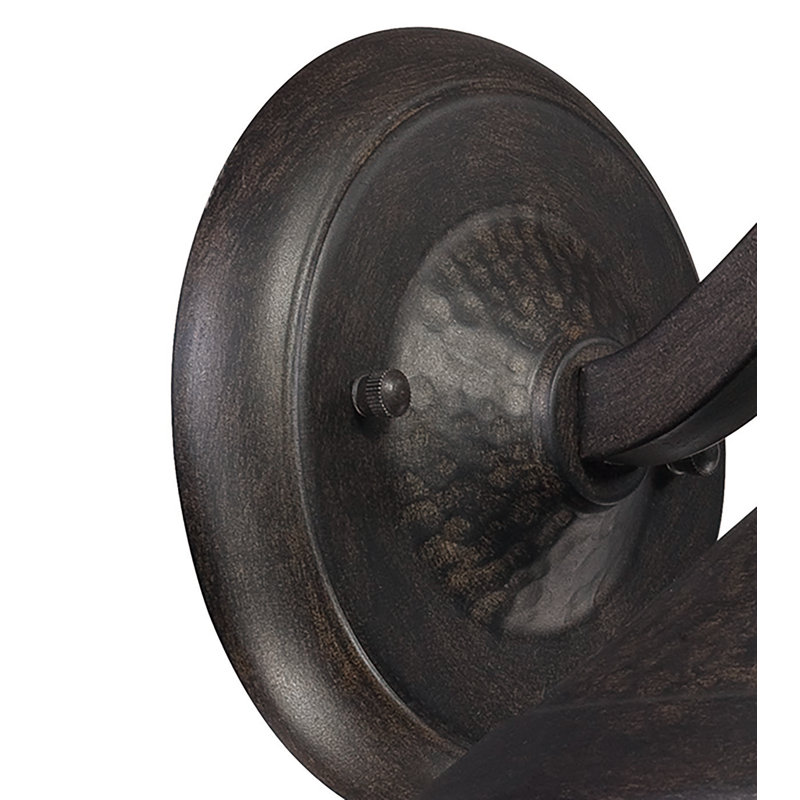 Luminaire de grange d'extérieur Nathanial Aspen Bronze, H 6,5 po x l 11 po x P 12,25 po
