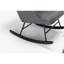 Chaise berçante, fauteuil oscillant, chaise berçante avec coussin lombaire et repose-pieds pour chambre d'enfant / salon / chambre à coucher