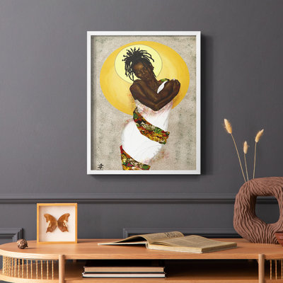 Her Love Framed Print - Solid Wood
