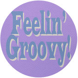 Feelin Groovy Celadon 16" Vinyl Placemat