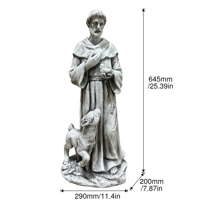 Ornement magnésien en oxyde de magnésium