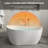 51" Freestanding Soaking Bathtub Solid Surface Stone Resin Soaking Tub