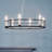 6 - Light Dimmable Drum Chandelier-319406194
