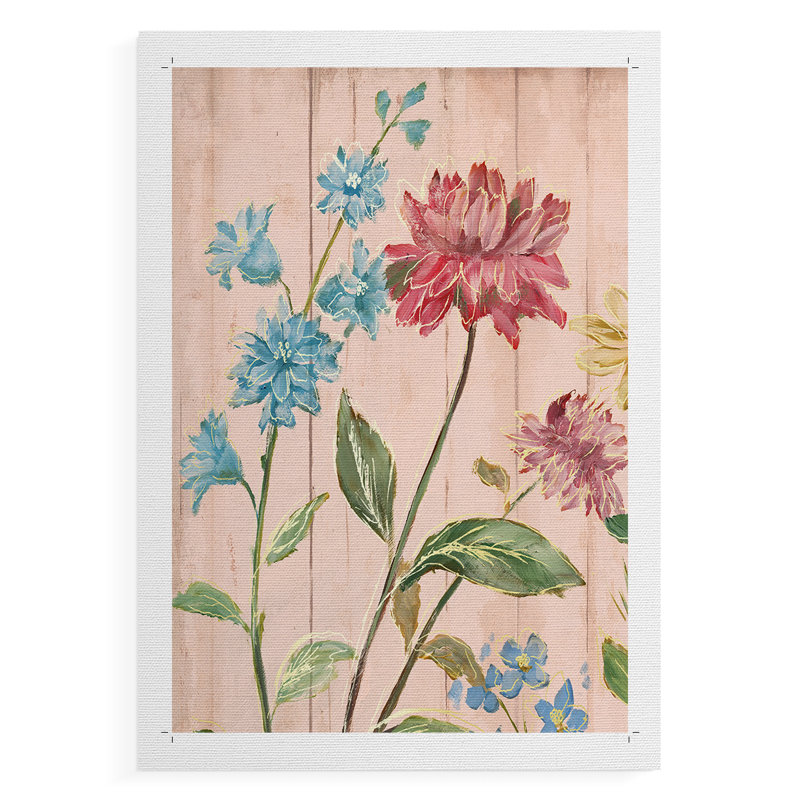 Wildflower Flutter I - Impression sur toile seulement - NON-CADRE, H 18 po x l 12 po