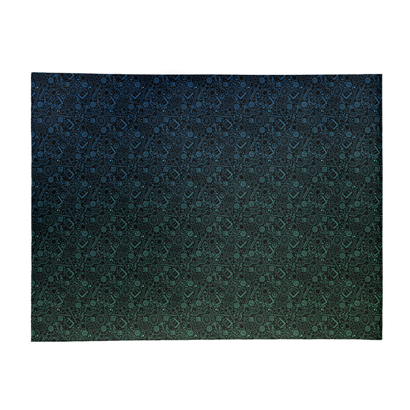 Chenille Abstract Indoor Rug, Rectangle 3' x 5'