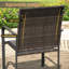 Chaises de patio avec siège en rotin et accoudoirs en métal-1358206236