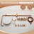 3-Function Rose Gold Shower System with Tub Spout, 10" Rainfall Head & Handheld, 1.59 GPM, CUPC/NSF Certified, Adjustable Height, Available in Matte Black & Chrome-130062742