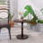 23" Walnut Brown Accent Round Table, Round Side Table, Small Drink Table For Small Spaces, Modern Accent Nightstand With Solid Wood Leg For Living Room, Bedroom, Corners, And Office-1552000660