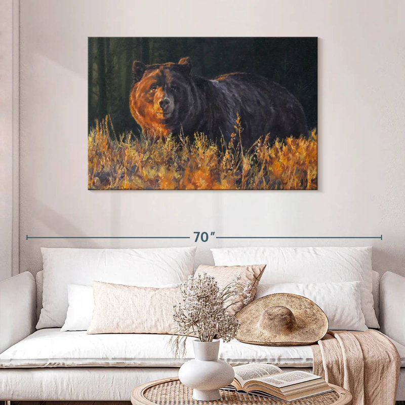 Brampt Shadowy Encounter, 30" H x 45" W