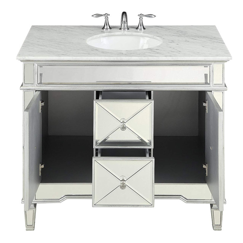 Meuble-lavabo de salle de bain simple 44 po Arango
