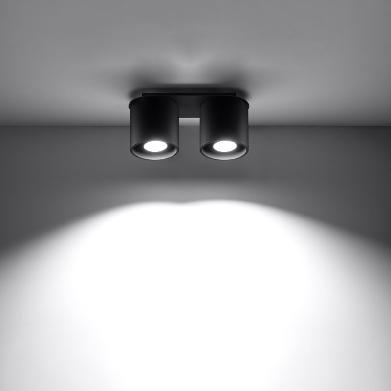 Leketha Flush Mount, Black