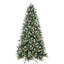 Arbre de Noël national, baies rouges et pommes de pin rouges-1422940816