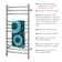 Electric Towel Warmer with Timer and Temperature Control