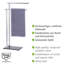 Lava 42 cm L Freestanding Towel Stand