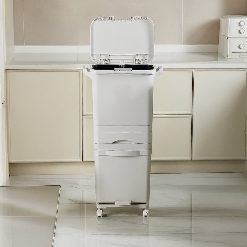 49 Litre Step-On/ Hand Press Tresh Can