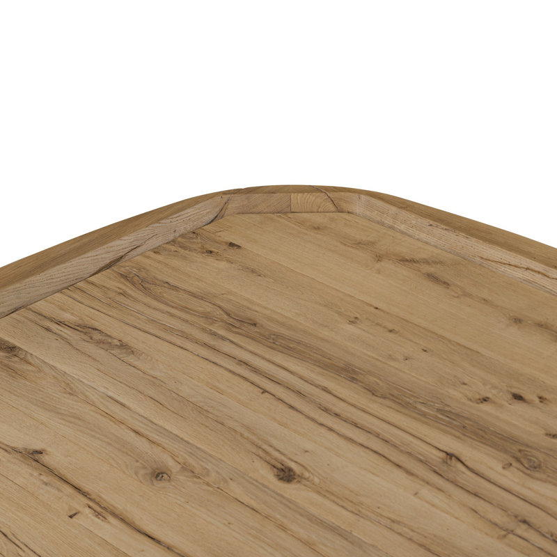 Leandro Coffee Table-Natural Reclaimed French Oak, Natural Reclaimed French Oak