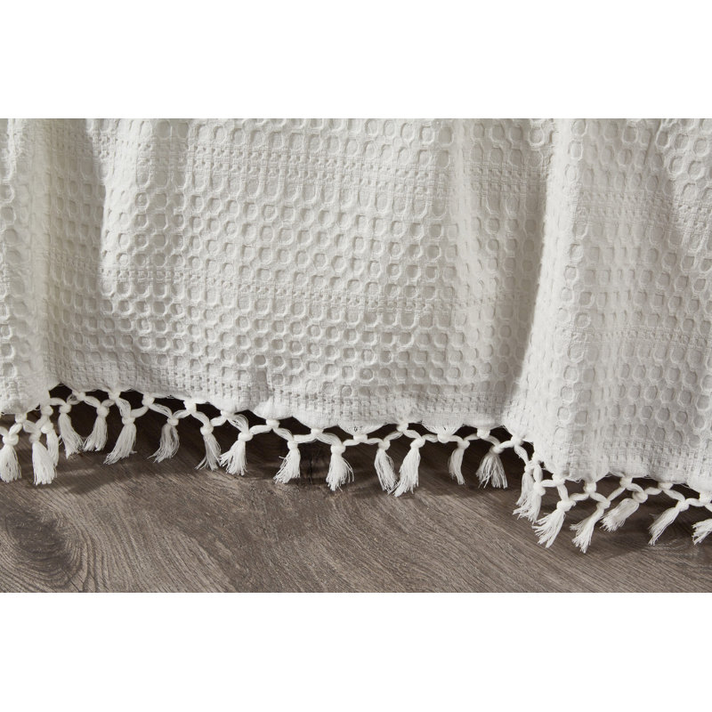 Damaris Cotton Solid Colour Bedspread, Cream