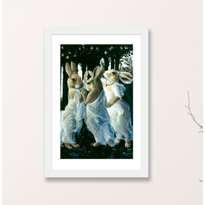 « Bunny graces » par Melinda Copper-impression d’art graphique