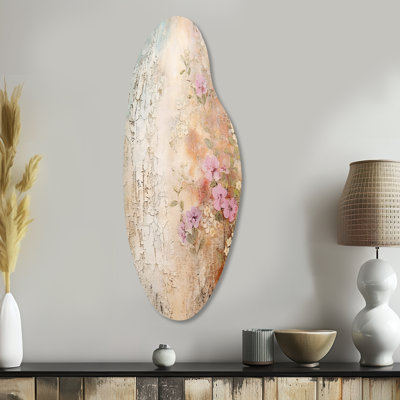 Art mural asymétrique en métal Rustic