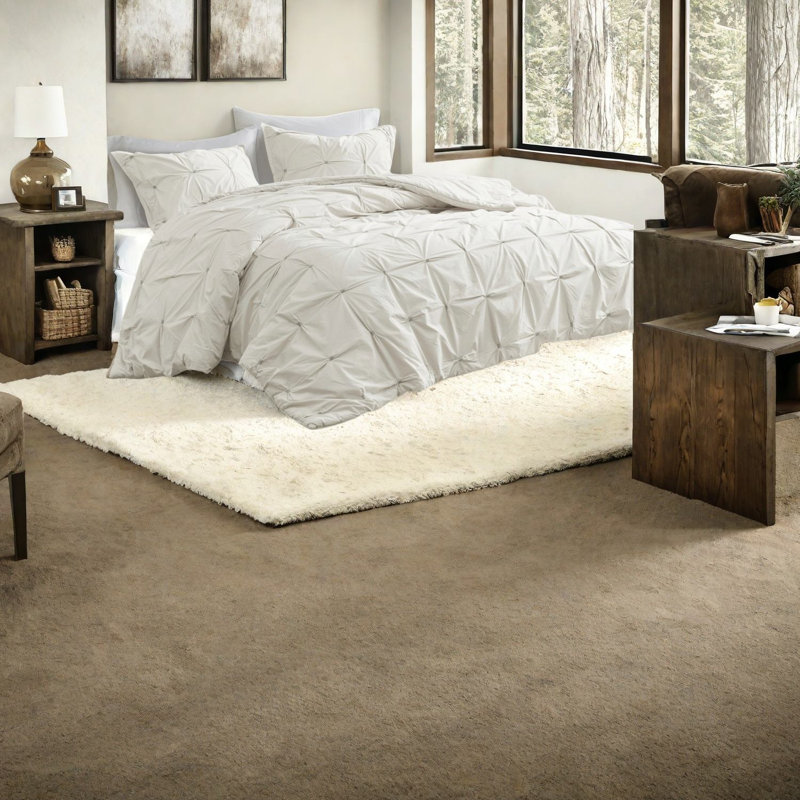 Modern Elastic Embroidered Cotton Bedding Set, Full/queen