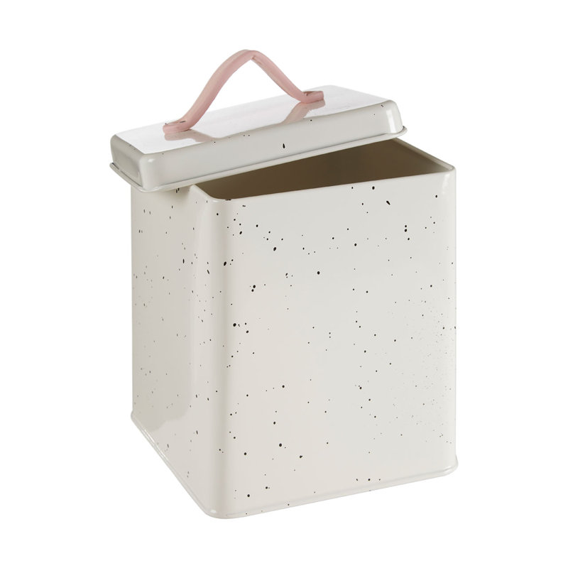 Carino Metal Jar, 17cm H x 14cm W x 14cm D