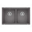Precis SILGRANIT 29" L X 18.13'' W Double Bowl Undermount Kitchen Sink-14734124