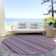 Machine Washable Indoor/Outdoor Claudian ACN1625 Plum Rug