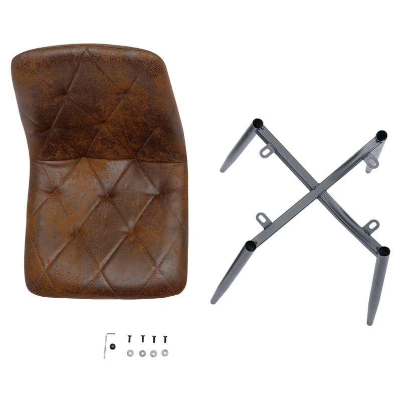Abishanth Upholstered Dining Chair, Brown
