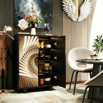 Modern Minimalist Solid Wood Chest for Living Room