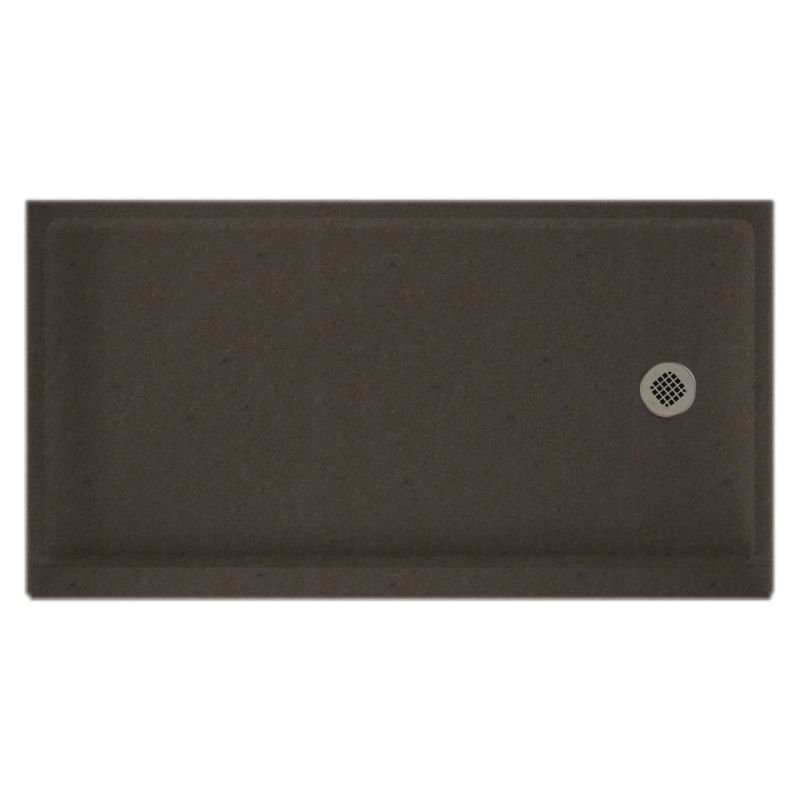 32'' W 60'' D Rectangular Single Shower Base, Right-Hand, Canyon