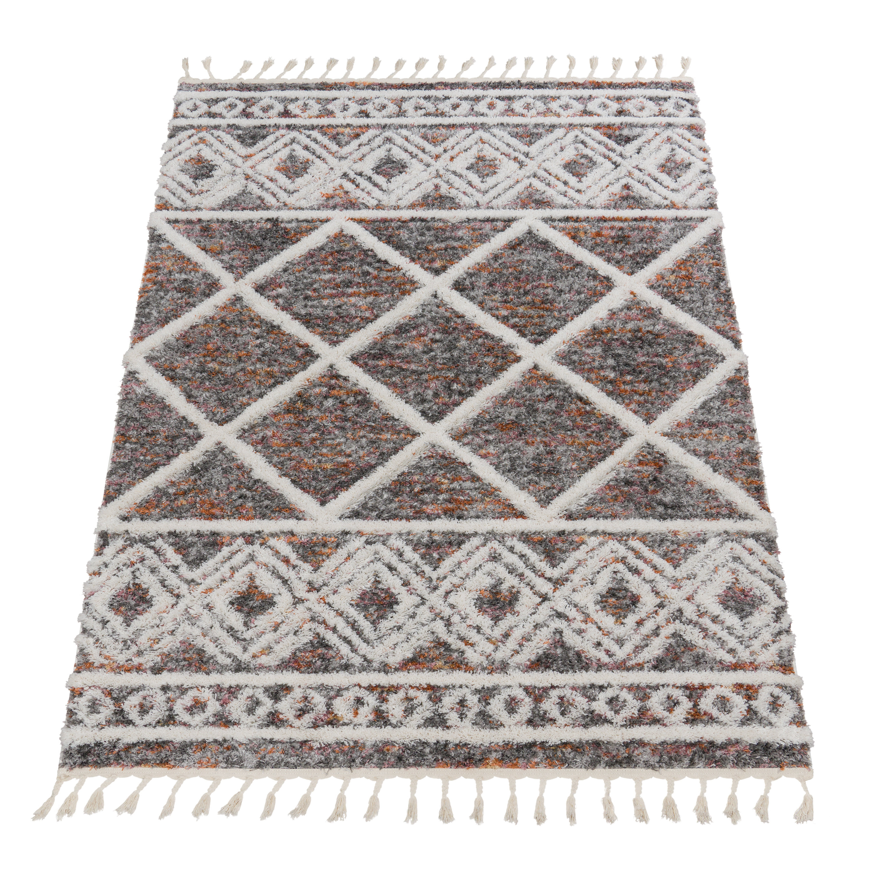 Gaudy Rug Gracie Oaks Shaggy Scandinavian Boho Gray Shaggy Rug | Wayfair.co.uk