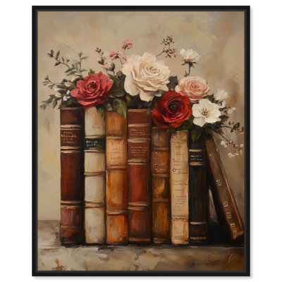 Bibliothèque Bouquet II sur toile Glam Farmhouse Art par Art Remedy