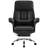 Faux Leather Executive Computer Chair Ergonomic Office Chair with footrest and Double-THick Padding Armrest-881434016