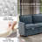 Cashin 127.5“ Modern Oversized Double-Layer Cushion Storage Sectional Sofa-806589264