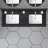 61'' Quartz Double Vanity Top with Sink and Pre-Drilled Faucet Holes-70977035
