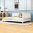 Full Size Wood Daybed with Convertible Sofa Feature-1196375461