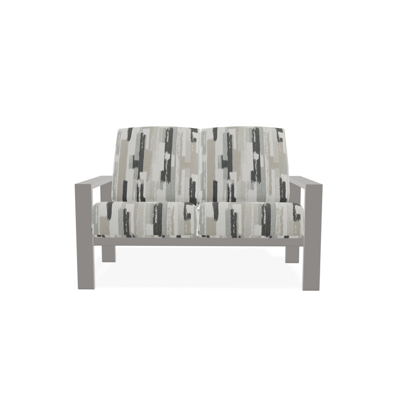 Causeuse Larssen, Verre de mer Dreamscape, Gris chaleureux