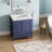 30" Bathroom Vanity With Sink Combo, Fully Assembled Bathroom Sink Cabinet With Marble Countertop-107085111