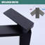 Single Handle Waterfall Bathroom Vessel Sink Faucet High Arc Vessel Faucet in Stainless Steel Matte Black