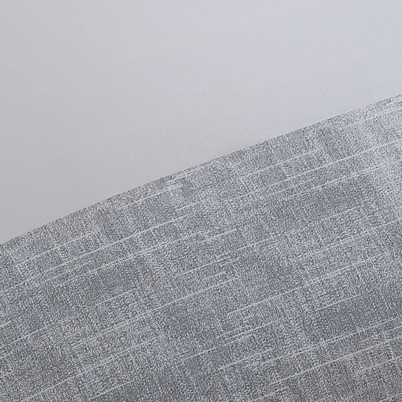 Connery Twin Gray Cotton Striped Duvet Cover Set